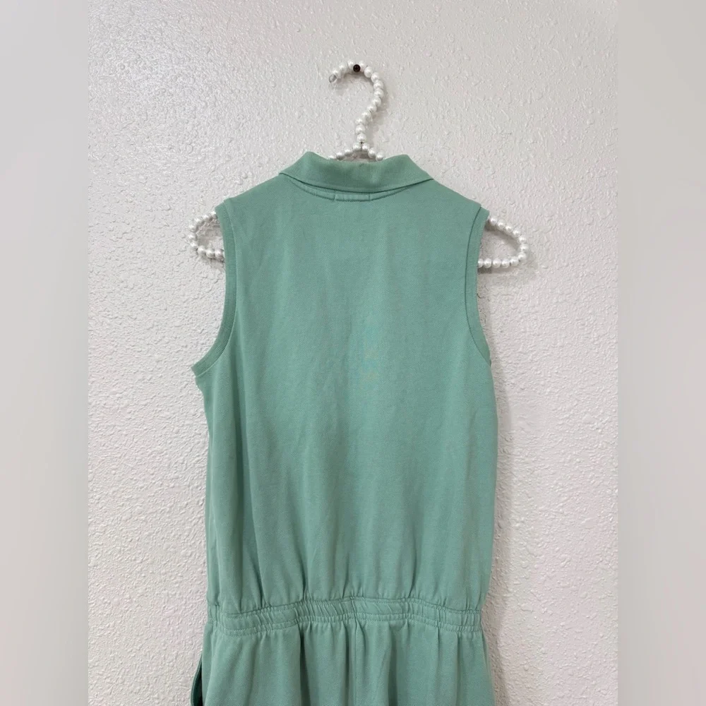 RALPH LAUREN GIRLS MINT GREEN STRETCH LACE POLO ROMPER NWT SIZE XL
